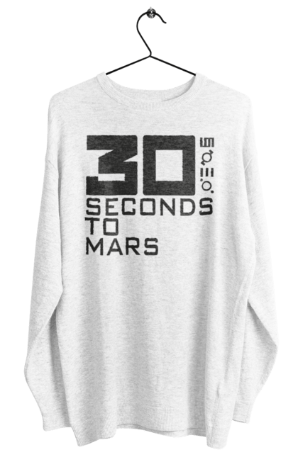 Світшот жіночий з принтом "Thirty Seconds to Mars". 30 seconds, 30 секунд, thirty seconds, альтернативний рок, група, музика, рок, секунди до марсу, хард рок. 2070702