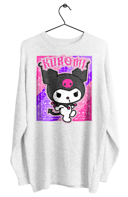 Світшот жіночий з принтом "Хелло Кітті Куромі". Hello kitty, аніме, куромі, моя мелодія, персонаж, санріо, хелло кітті. 2070702