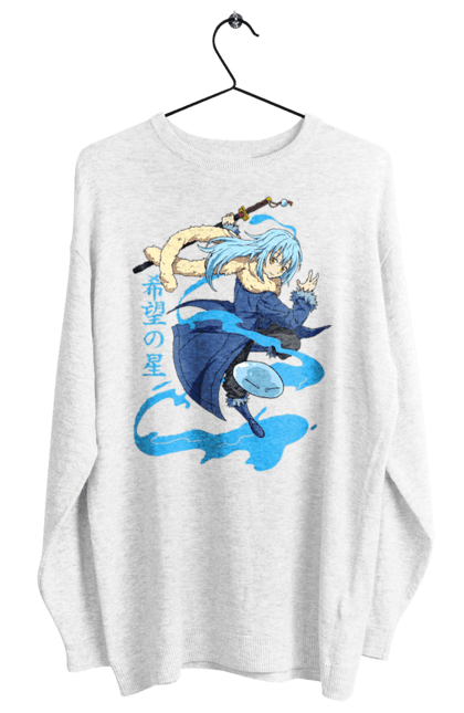 Women's sweatshirt with prints Regarding Reincarnated to Slime. Anime, manga, reincarnated to slim, reincarnated to slime, rimuru, rimuru tempest, short story, slime. 2070702