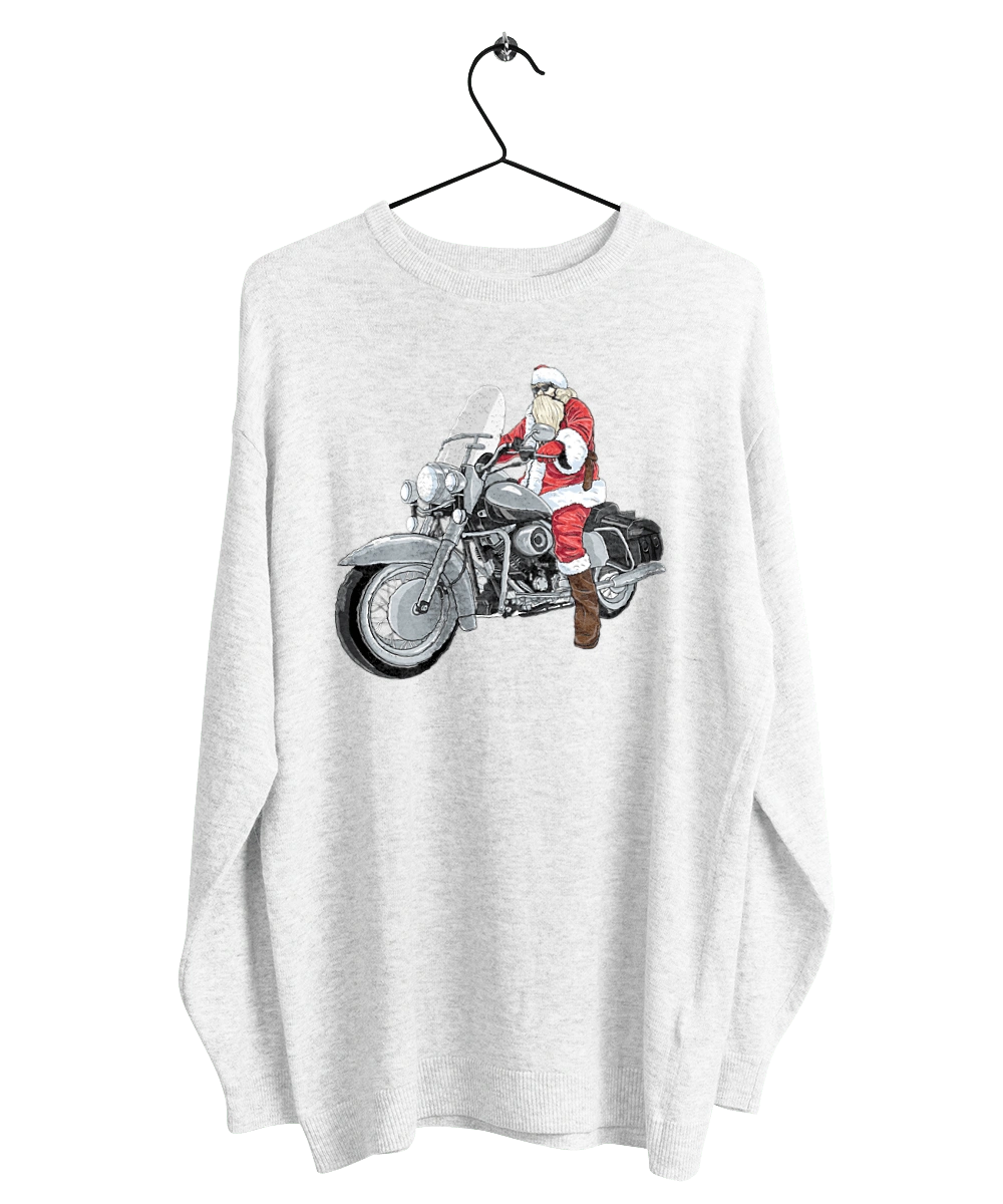 Santa On A Motorcycle