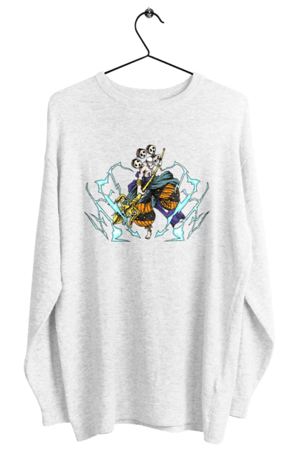 Women's sweatshirt with prints One Piece Enel. Anime, enel, god, manga, one piece, straw hat pirates. 2070702