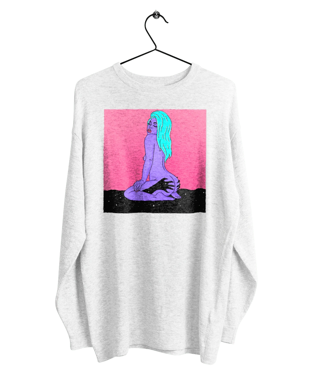 Purple Girl In Hands