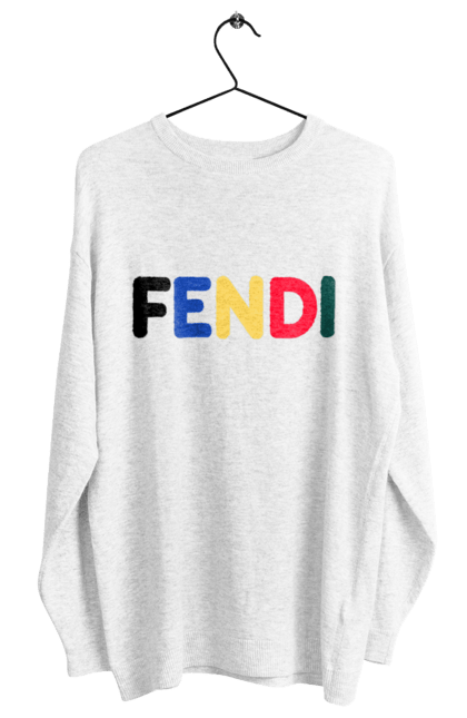 Світшот жіночий з принтом "Fendi". Fendi, lvmh, бренд, будинок моди, італія, люкс, мода, одяг, сумка, фенді. 2070702