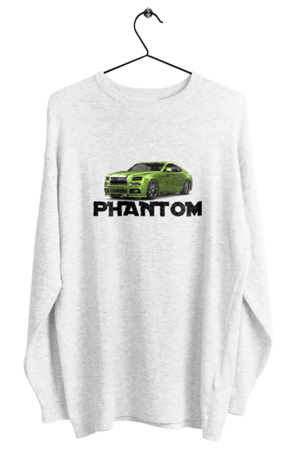 Світшот жіночий з принтом "Ролс ройс". Авто, автомобіль, люкс клас, ролс ройс, седан, фантом. 2070702