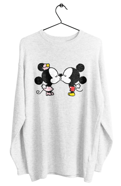 Світшот жіночий з принтом "38". Mickey mouse, minnie mouse, дісней, міккі, міккі маус, мінні маус, мультфільм. 2070702