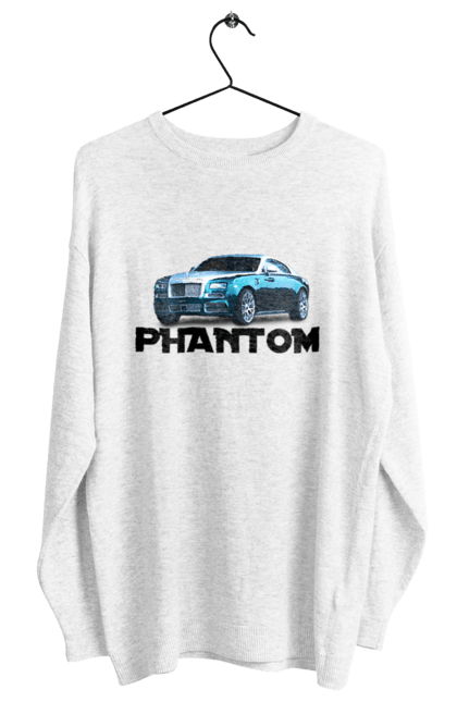 Світшот жіночий з принтом "Ролс ройс". Авто, автомобіль, люкс клас, ролс ройс, седан, фантом. 2070702