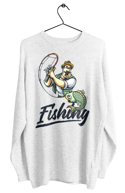 Світшот жіночий з принтом "Рибалка, літо". Відпочинок, літо, рибалка. 2070702