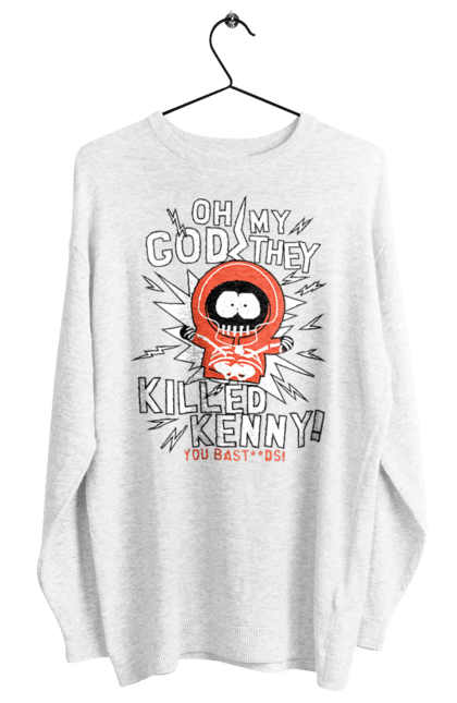 Women's sweatshirt with prints South Park Kenny. Cartoon series, kenny, kenny mccormick, south park. 2070702