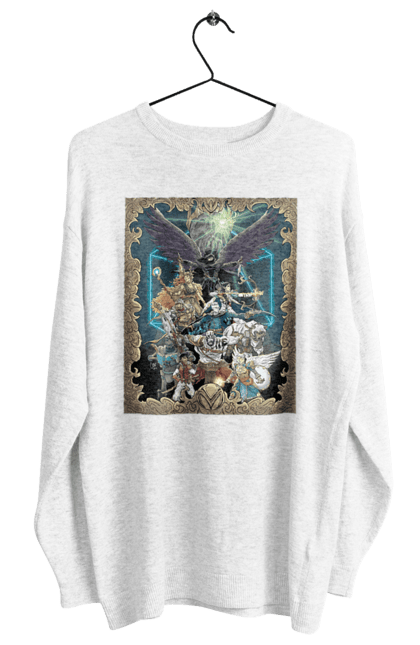 Світшот жіночий з принтом "Легенда вокс машина". Вокс, вокс машина, машина, мультсериал, приключения, сериал, фентезі. 2070702