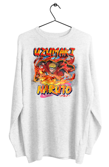 Women's sweatshirt with prints Naruto. Anime, character, manga, naruto, ninja, tv series. 2070702