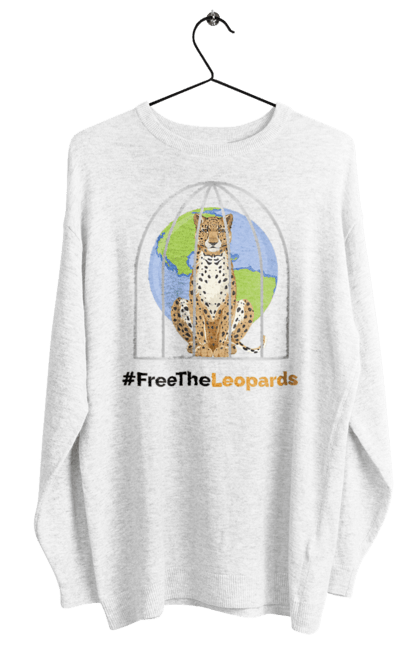 Світшот жіночий з принтом "Свободу леопардам". Freetheleopards, дайте танки, німці, свободу леопардам, танк, шольц. CustomPrint.market
