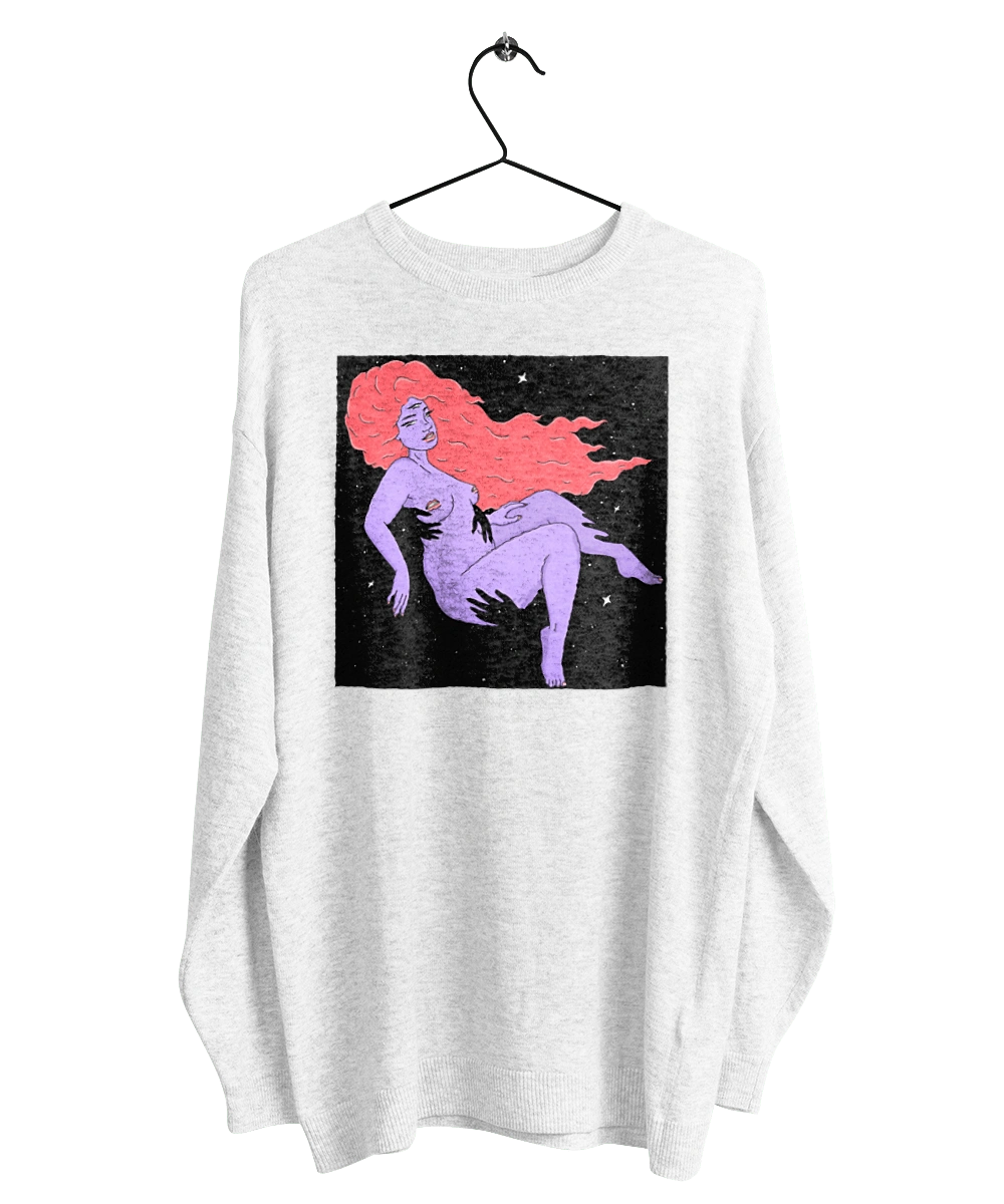 Purple Girl In Black Dire