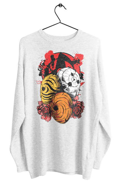 Women's sweatshirt with prints Naruto Obito Uchiha. Anime, character, manga, naruto, ninja, obito, obito uchiha, tv series, uchiha. 2070702