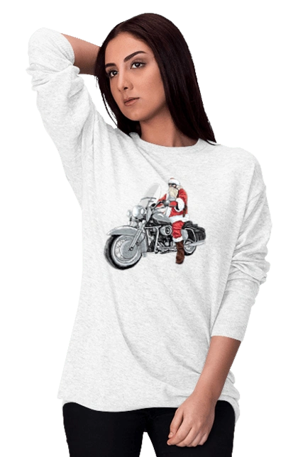 Santa On A Motorcycle