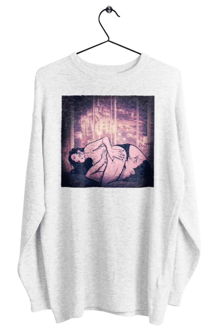 Світшот жіночий з принтом "Дорослі Ігри На Тлі Міста". Гола, кохання, лизати, трусики. 2070702