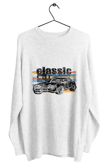 Світшот жіночий з принтом "Принт Класичний Автомобіль". Автомобіль, класичний, ретро авто, старовинний автомобіль. 2070702