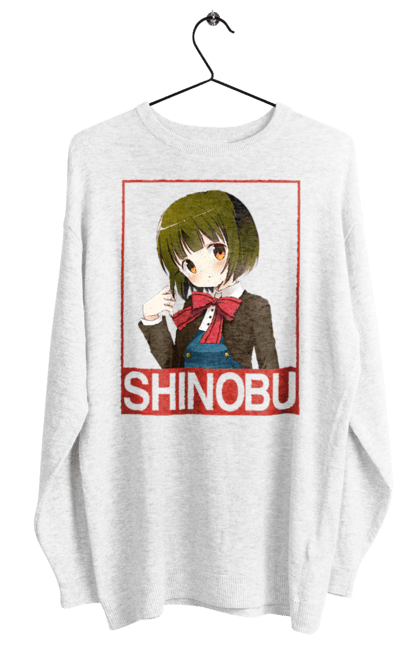 Women's sweatshirt with prints Kiniro Mosaic Shinobu Omiya. Anime, gold mosaic, kiniro mosaic, kinmoza, manga, shinobu, shinobu omiya. 2070702