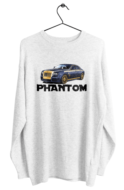 Світшот жіночий з принтом "Ролс ройс". Авто, автомобіль, люкс клас, ролс ройс, седан, фантом. 2070702