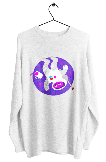 Світшот жіночий з принтом "Космічний програміст". Angular, c, css, html, it, javascript, jquery, php, python, react, svelt, vue, айтишник, айті, гумор, код, кодувати, прогер, програміст, програмісти, ти ж, ти ж програміст, тиж програміст. 2070702