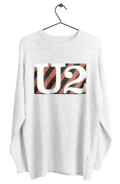 Women's sweatshirt with prints Group U2. Alternative rock, dance rock, group, music, post-punk, rock, soft rock, tour. 2070702