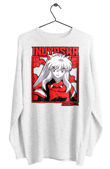 Світшот жіночий з принтом "Inuyasha". Anime, inuyasha, manga, rumiko takahashi, аніме, демон охоронець, манга, руміко такахасі. 2070702