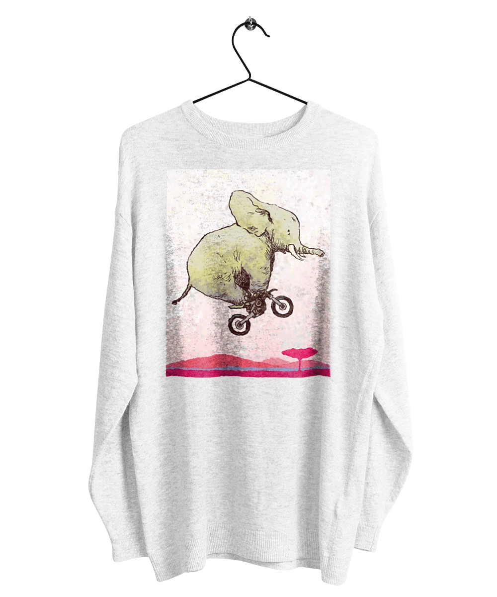 Elephant On A Motorcycle