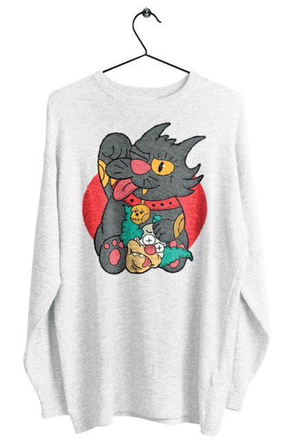 Women`s sweatshirt with prints The Simpsons Krusty the Clown. Clown, krusty, krusty the clown, simpsons. 2070702
