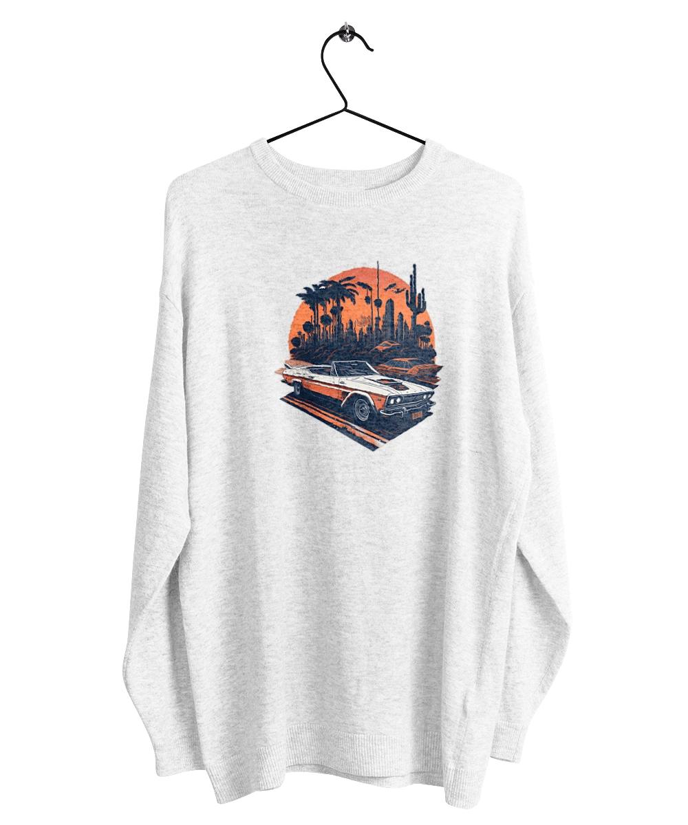 Гарне авто на закаті