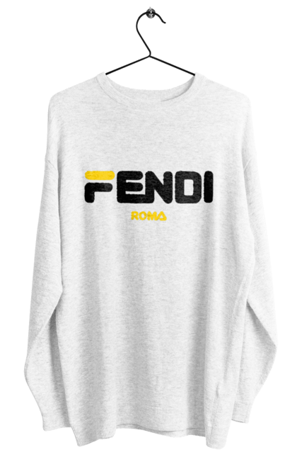 Світшот жіночий з принтом "Fendi". Fendi, lvmh, бренд, будинок моди, італія, люкс, мода, одяг, сумка, фенді. 2070702