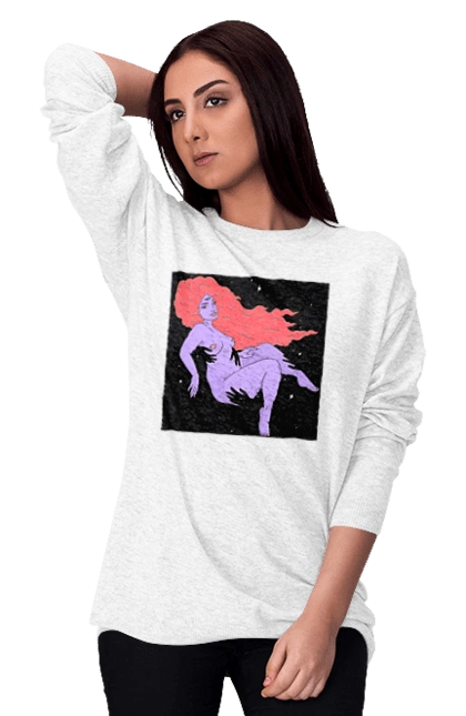 Purple Girl In Black Dire