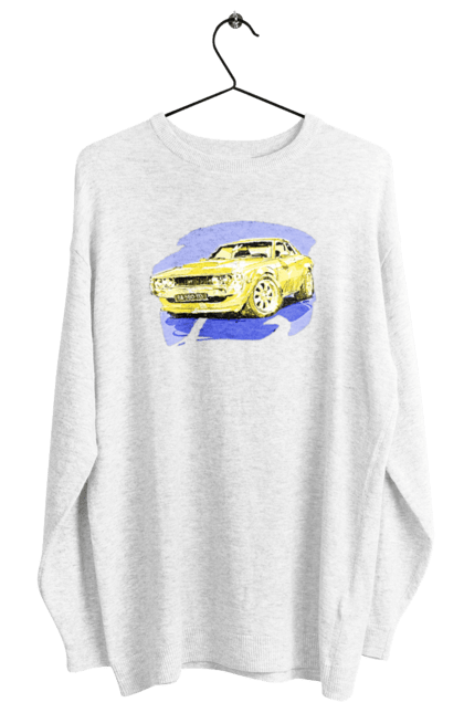 Women`s sweatshirt with prints Ukrainian sports car. Machine, machine art, power, speed, sports car, ukrainian car. 2070702
