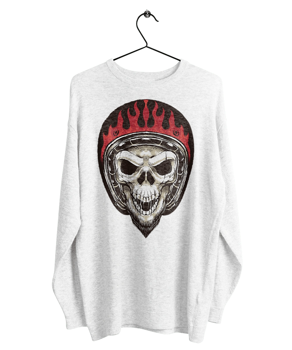 Череп в мотошоломі