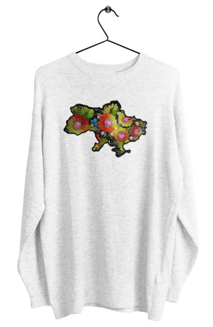 Women`s sweatshirt with prints Spravzhnya Ukraine. Barvie, beauty, colors, kviti, leafing through, mood, petals, spravzhnya ukraine. 2070702