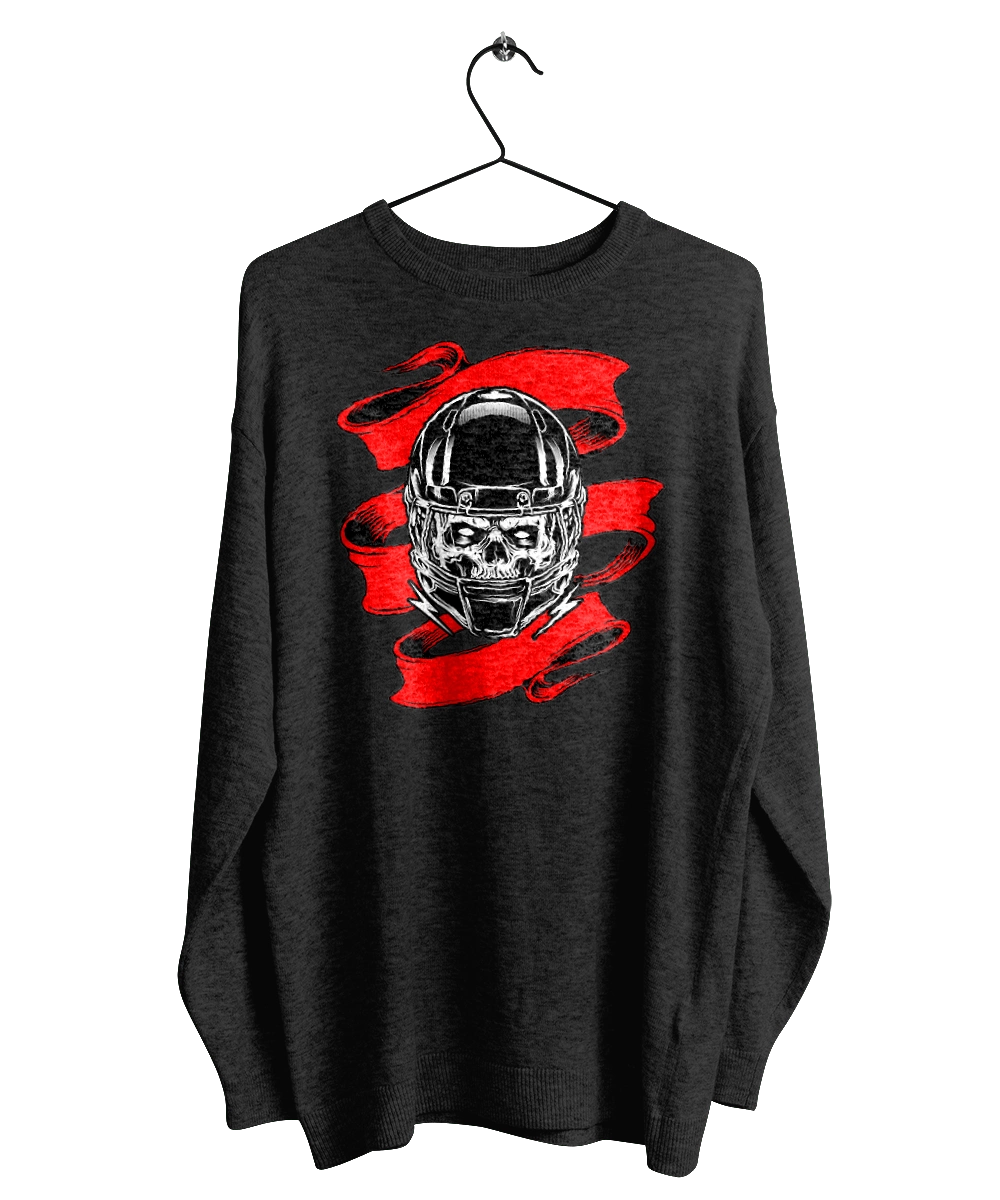 Череп в мотошоломі