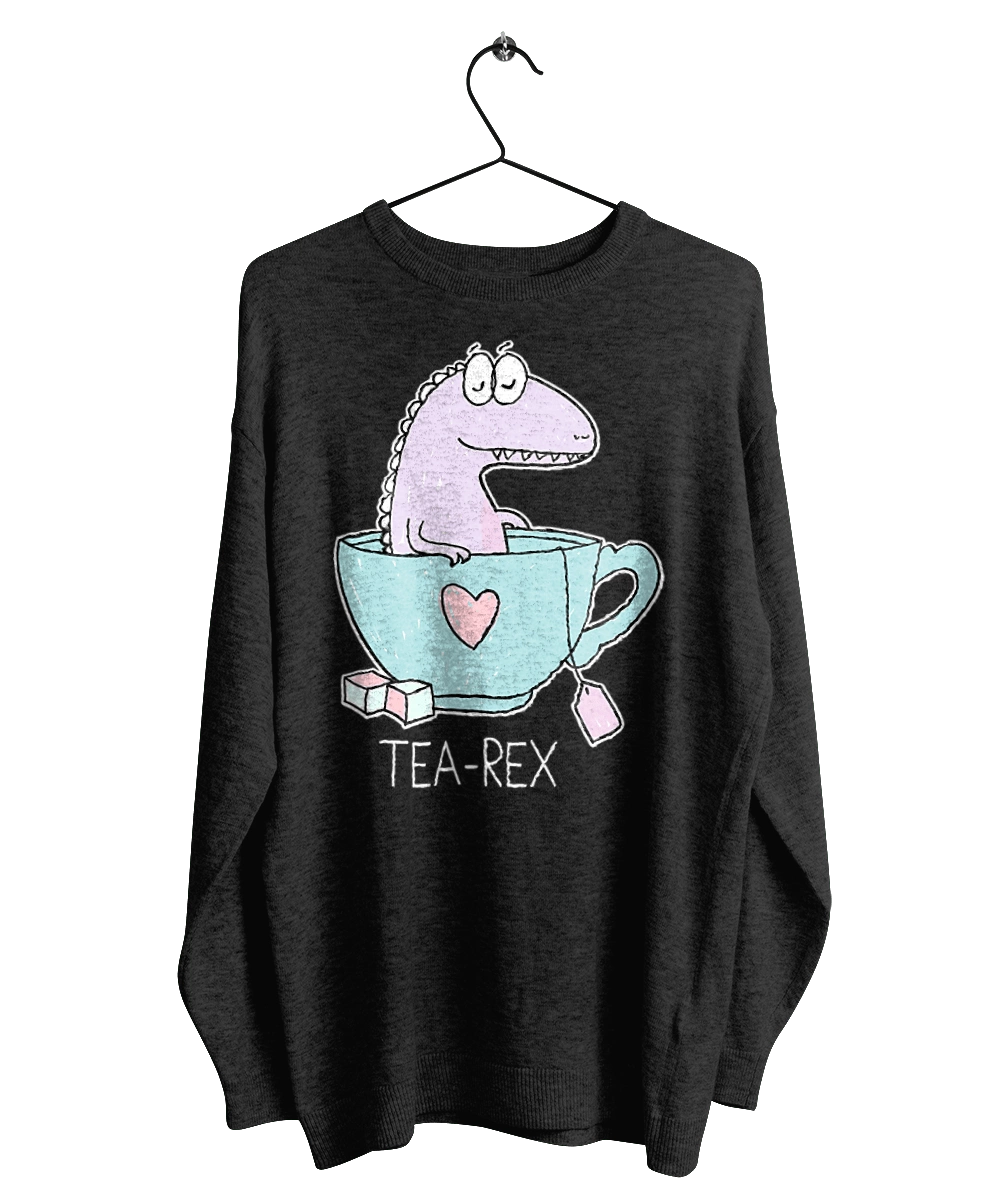 Динозавр прінмаем в чашці чай