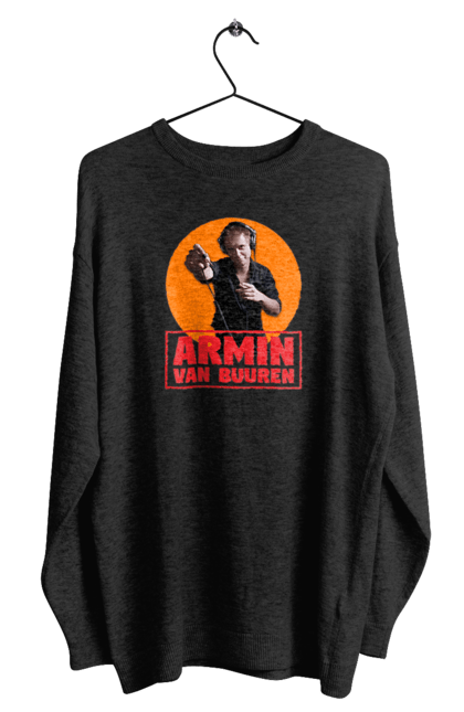 Світшот чоловічий з принтом "Армін Ван Бюрен". Armin van buuren, asot, trance, армин ван бюрен, армін ван бюрен, музыка, транс. futbolka.stylus.ua