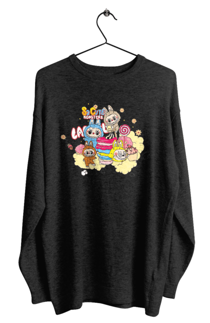 Світшот чоловічий з принтом "Labubu". Labubu, weird cute, іграшки, лабубу. 2070702