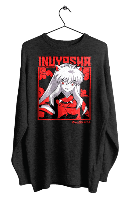 Світшот чоловічий з принтом "Inuyasha". Anime, inuyasha, manga, rumiko takahashi, аніме, демон охоронець, манга, руміко такахасі. 2070702