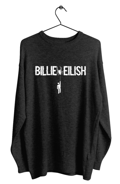 Світшот чоловічий з принтом "Біллі Айліш". Біллі айліш, логотип біллі айліш, принт біллі айліш, співачка біллі айліш. 2070702