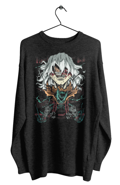 Світшот чоловічий з принтом "Моя академія героїв Томура". My hero academia, shigaraki, shigaraki tomura, tomura, академія юей, аніме, манга, моя геройська академія, томура. 2070702