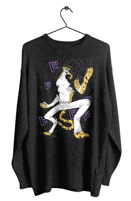 Men's sweatshirt with prints One Piece Rob Lucci. Anime, lucci, manga, one piece, pirates, rob lucci. 2070702