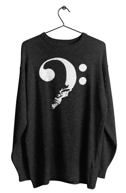 Men`s sweatshirt with prints Skull (what is the meaning of life). After death, death, life, meaning of life, question mark, skull, what`s next. 2070702