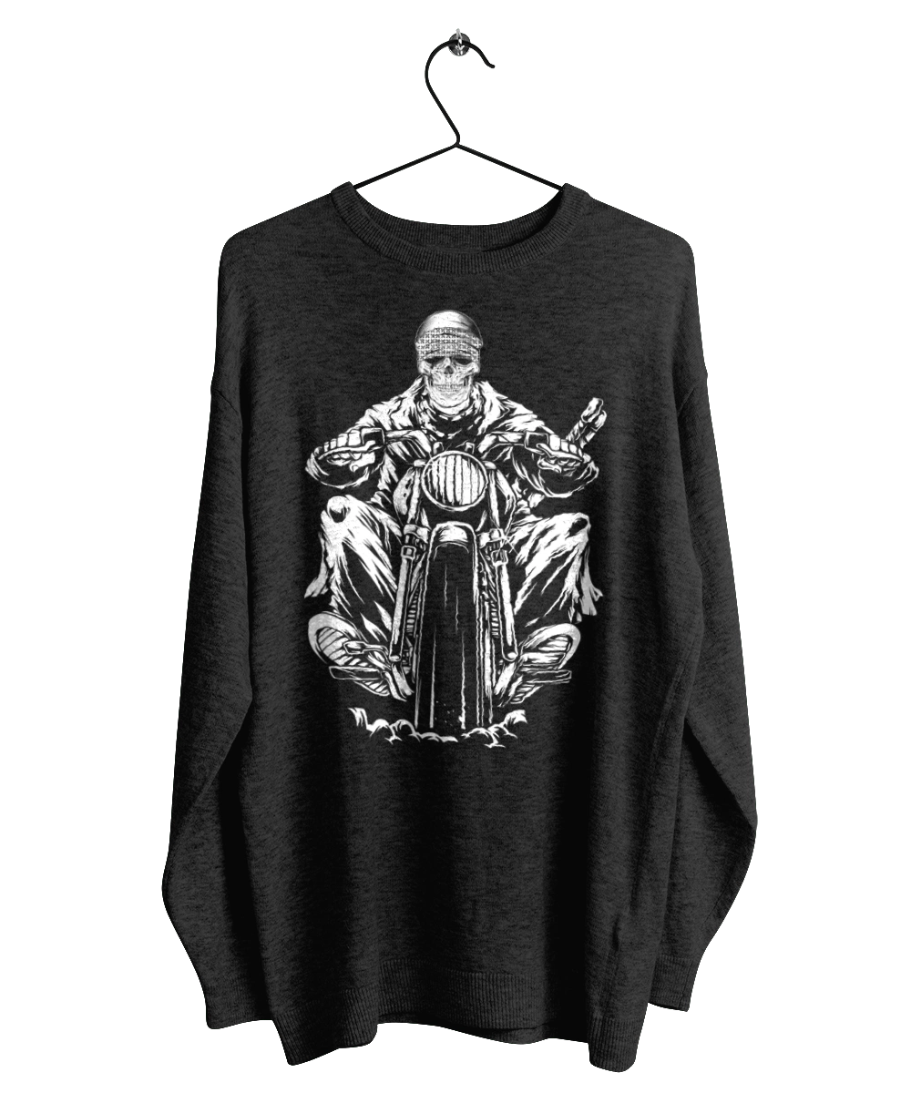 Череп на мотоциклі