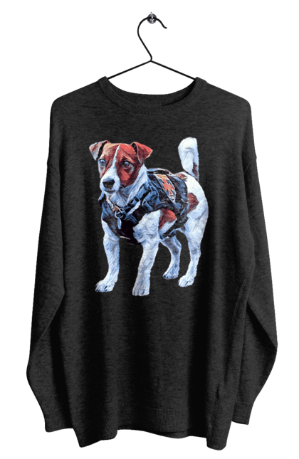 Світшот чоловічий з принтом "Пес Патрон". Зсу, патрон, пес, пес патрон, україна. 2070702