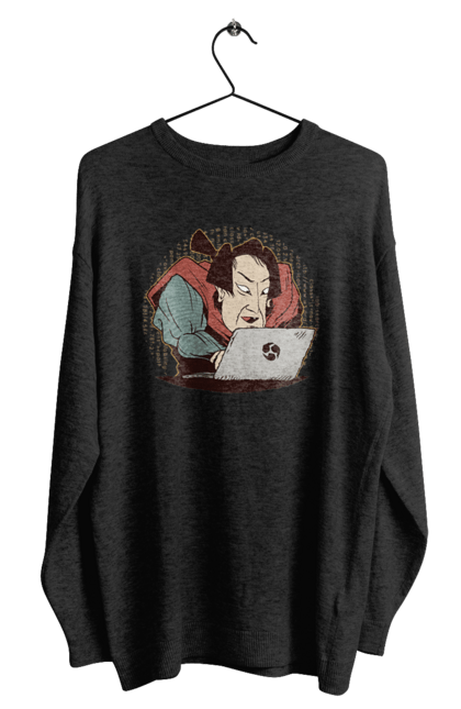 Світшот чоловічий з принтом "Ніндзя програміст". Angular, c, css, html, it, javascript, jquery, php, python, react, svelt, vue, айтишник, айті, гумор, код, кодувати, прогер, програміст, програмісти, ти ж, ти ж програміст, тиж програміст. 2070702