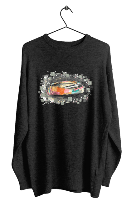 Світшот чоловічий з принтом "Пенал Авторський малюнок". Ексклюзив, канцтовари, малюнок, малюнок від руки, олівець, пенал, ручка, школа. 2070702