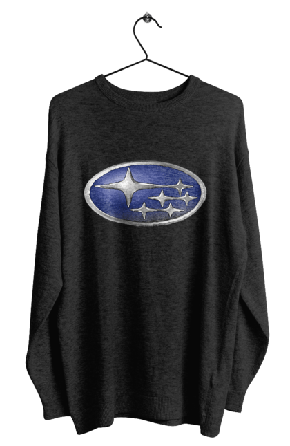 Світшот чоловічий з принтом "Subaru". Авто, логотип, субару. 2070702