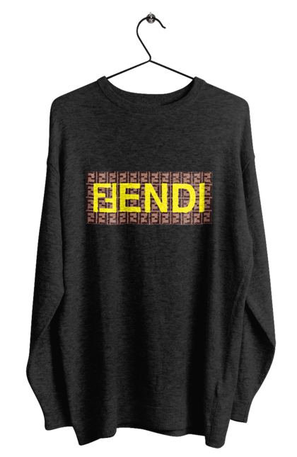 Світшот чоловічий з принтом "Fendi". Fendi, lvmh, бренд, будинок моди, італія, люкс, мода, одяг, сумка, фенді. 2070702