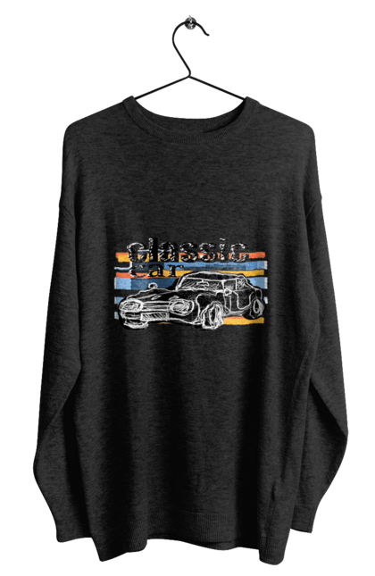 Світшот чоловічий з принтом "Принт Класичний Автомобіль". Автомобіль, класичний, ретро авто, старовинний автомобіль. 2070702