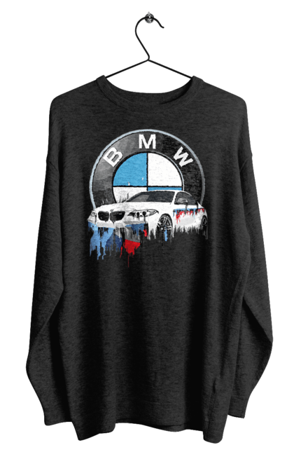 Світшот чоловічий з принтом "BMW". Bmw, авто, бмв, бмв фан, фанклуб. 2070702